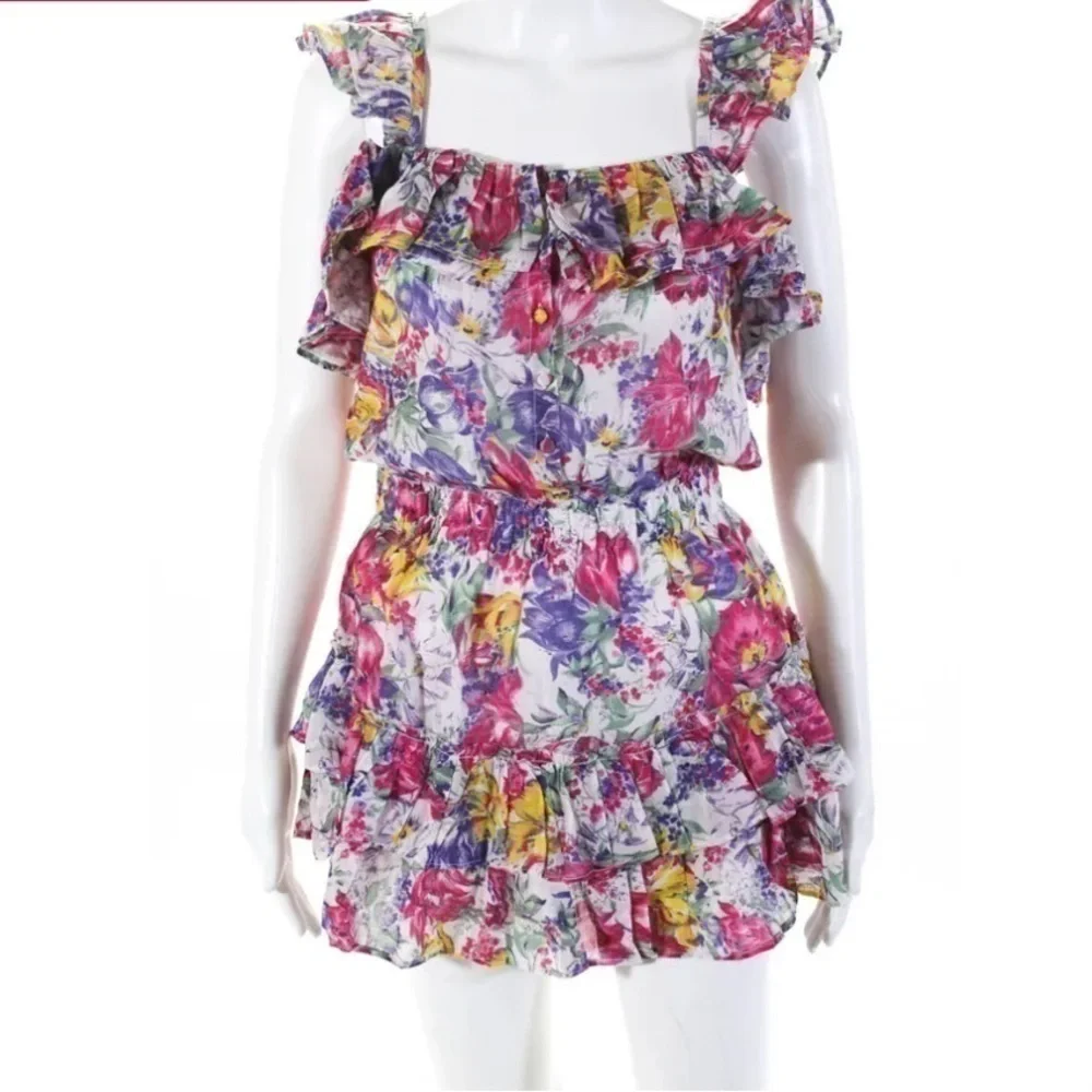 LoveShackFancy Floral Dresses Marina Dress Sunburst NWT - Picture 8 of 11